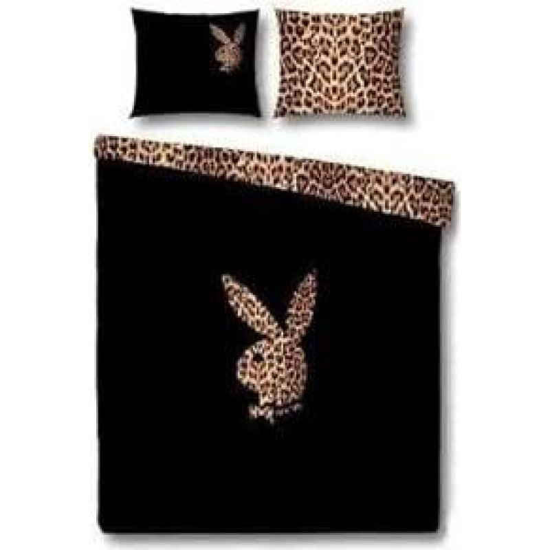 Unbekannt Playboy patalynė Bunny Leopard Satin Smooth 135 x 200 cm Dovana New Wow - All-In-One Outlet 24