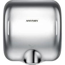 anydry 2800 Classic Elektrinis rankų džiovintuvas Automatinis 8-12 sekundžių greito išdžiūvimo sieninis poliravimo nerūdijančio plieno 1400-1650W