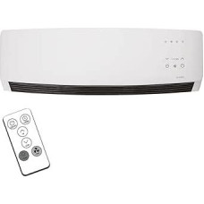 STARLYF nešiojamasis šildytuvas, keraminis vonios kambario šildytuvas, sieninis ventiliatorinis šildytuvas, miegamojo šildytuvas su laikmačiu, nuotolinio valdymo pultas, maksimalus energijos vartojimo efektyvumas, vasaros ventiliatoriaus galimybė