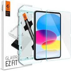 Spigen Glas.tR EZ Fit ekrano apsauga, suderinama su iPad A16 11 kartos 11 colių (2025), iPad 10 kartos 10,9 colių (2022), šablonas montavimui, krištolo skaidrumo, 9H kietumo plėvelė