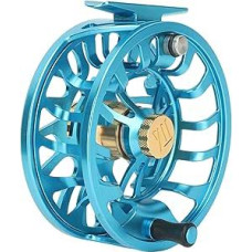 Fliegenfischerrolle, Leichte Angelrolle aus CNC-Aluminium 2+1BB mit Hart Eloxierter Schicht für Süß- und Meerwasserfische