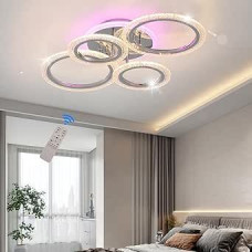 STCH Ceiling Light LED Ceiling Light, Bedroom Lamp 60 W, Dimmable Modern Ceiling Lights with Remote Control, Lamp Living Room Multifunctional Ceiling Lighting for Living Room, Kitchen, Hallway,