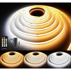 Cob LED šviesos juosta Cct 5m