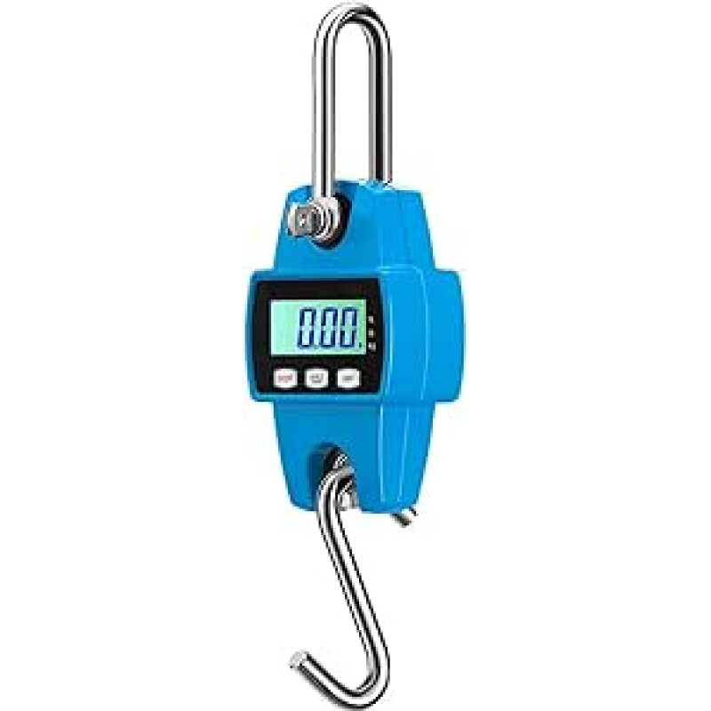 Rankinis vežimėlis, 300 kg, elektroninis rankinis vežimėlis Rankinis vežimėlis Tragbare Waage Kg/Lb/N(Blue)