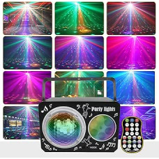 Disco Light Party Light, T207 Disco Ball, Muzikos kontroliuojama disko vakarėlių šviesa, RGB Stroboskopas Balso kontroliuojama vakarėlių šviesa su 2 m USB, skirta DJ projektoriaus žibintams RGB LED DJ šviesa barui KTV Šeimos susitikimas