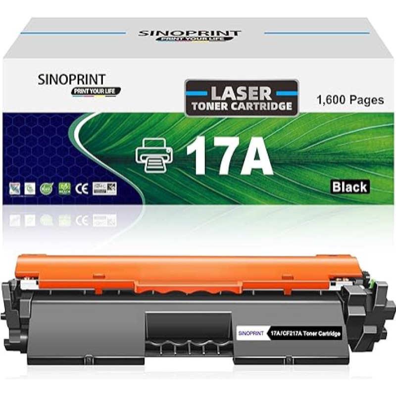 Suderinama HP 17A CF217A juodos spalvos tonerio kasetė, skirta spausdintuvams Laserjet Pro M102a M102w M130a M130fn M130fw M130nw HP17A HPCF217A