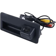 HD Boot Handle Reversing Camera Parking Camera Compatible with Audi A3 A4L S4 A5 S5 Q3 Q5 A6 A7 A6L A8L S6 S7 RS5/Golf/Skoda/New Cayenne 958/Rapid Octavia Fabia Lavida Sagitar /caddy (01578 (110 x 50 mm) )) ))