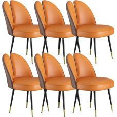GAOBINGB Set mit 6 Tischsets aus Leder mit Katzenkrallenmotiv für den Esstisch in der Küche, idealus Schlafzimmer, Ehezimmer, Balkon, Frisiertisch und Schminkbereich, Kaffee und Oran