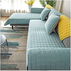 RTSFKFS kampinis sofos užvalkalas L formos sofos užvalkalas sofos užvalkalas 3/2 sėdimos sofos apsauginis neslystantis šunų ir kačių sofos užvalkalas pilkos spalvos (spalva: B, dydis: 90 x 210 cm1 vnt.)