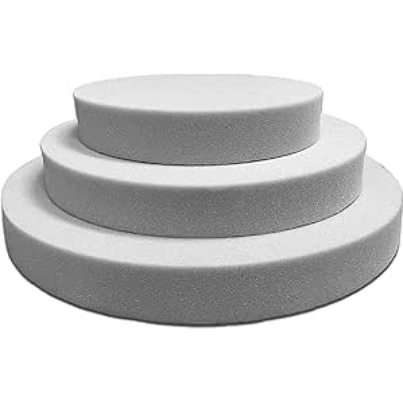 Putų pagalvėlė, vidutinė, apvali, RG35/40, pagalvėlė baldams ir padėklų baldams, apvali putų pagalvėlė, pagaminta iš poliuretano putų, stabilių matmenų ir patvari, 44 x 8,0 cm