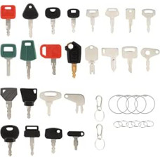 Baumaschinen Zündschlüssel Ersatz Set Heavy Duty Kunststoff & Metall für JLG, CAT, Für JCB, Für Kubota, Hyster, Für Bobcat, Für Takeuchi, Gener