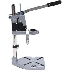 Bohrmaschine, Einstellbare Bankklemme Bohrmaschinenständer Werkbank Reparaturwerkzeug for Handbohren(Double-hole Bracket)
