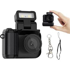 Maža raktų pakabukas kamera 1080P 2MP Mažas nykščio dydžio fotoaparatas su įkrovimo doku Maža vaizdo kamera vaizdo kamera su LED blykste