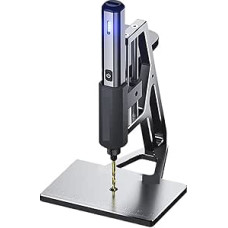 Mini-Bohrmaschine Mit Tischbohrmaschine SDS Mini Plus Akku-Handwerkzeug Bohren For Holz Kunststoff Aluminium Münze, Pro-Serie(SDS Mini Plus Black)