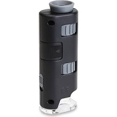Carson MicroMax Ultra-Portable LED Lighted 60-75x Pocket Microscope