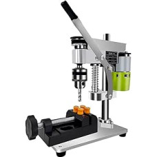 Tischbohrmaschine, Home Mini Mini Mini Tischbohrmaschine DIY Tisch Reparaturtisch Hochpräziser DC Bohrer mit variabler Geschwindigkeit(Set2)