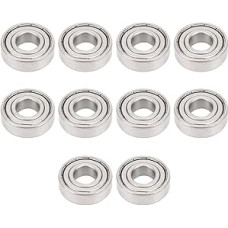S6203ZZ Miniaturlager, Hochgeschwindigkeitskugellager, mechanische Teile aus Edelstahl mit doppelten Staubschutzkappen, 40 x 17 x 12 mm für Industriemaschinen,