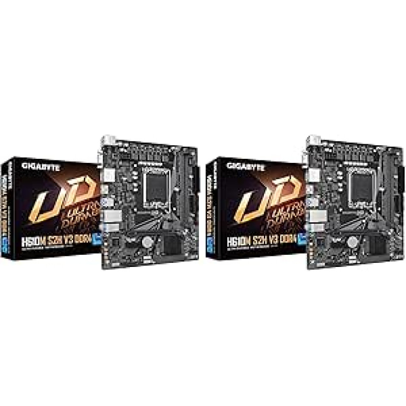 GIGABYTE H610M S2H V3 DDR4 pagrindinė plokštė - palaiko 14-ąjį 