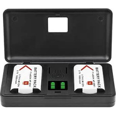 NP-BN1 (1000 mAh) akumuliatoriaus įkroviklis (įskaitant akumuliatorius), suderinamas su 