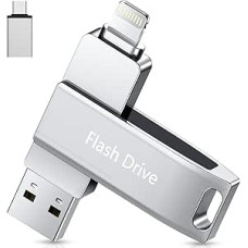 USB atmintinė 256 GB telefonui MFi sertifikuota USB 3.0 