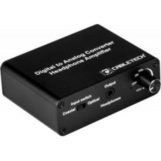 Cabletech Digital to analog audio converter with headphone output