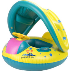 RoGer Children's Inflatable Swimming Ring with Roof / Yellow
