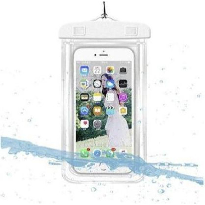 Mocco Waterproof Case with Phosphor Glow in the Dark for Phones (4.8 - 5.8