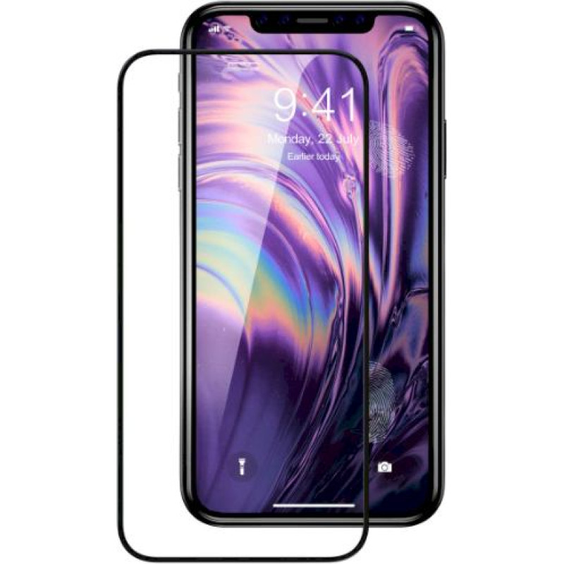 Fusion Accessories Fusion Full Glue 5D Tempered Glass Full Screen Protector for Apple iPhone 11 Black