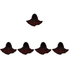 DOITOOL 5 kepuraičių pakuotė, suvirinimo kepurės, apsauginės kepurės, suvirinimo kepurė, galvos apsaugos kepurė, pirštinių apsauga, ugniai atspari suvirinimo kepurė, suvirinimo kepurė vyrams, karvės odos skelta oda, zomša, ruda