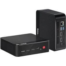 Beelink mini kompiuteris SER5 MAX 6800U AMD Ryzen R7 (8C/16T, iki 4,7 GHz) 32 GB LPDDR5 1 TB PCle4.0 SSD mini stalinis kompiuteris Windows 11 Pro, Wifi6/BT5.2, HDMI/DP/Type-C/4K trigubas ekranas Mikro kompiuteris