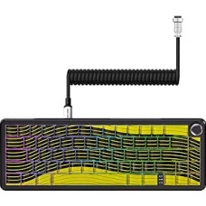 ATTACK SHARK X65PRO HE Rapid Trigger Keyboard, Magnetic Gaming Keyboard, Magnetic Switch, Tri-Mode, 0.01 mm RT Accuracy, 0.125ms Latency, 8K Polling Rate, 128K Scan Rate, Dye-sub PBT Keycap