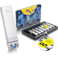 10Gtek 8 vnt. 10Gb SFP+ LR vienmodis modulis, 10GBase-LR LC siųstuvas, suderinamas su 