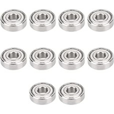 Edelstahl-Ersatzlagersatz S6201ZZ, 32 x 10 x 10 mm, für Miniaturmaschinenteile, für verschiedene industrielle Anwendungen