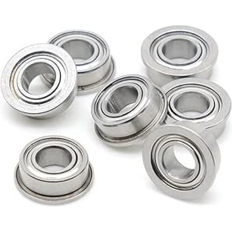 MF106ZZ Flanšiniai guoliai 6 x 10 x 3 mm ABEC-7 (10 vnt.) Miniatiūriniai flanšiniai rutuliniai guoliai MF106 Z ZZ