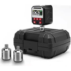 Digitaler Drehmomentschlüssel-Adapter, 12-Zoll-Antrieb, Torsionsmesser, 001 Nm Auflösung, 2 %, 9 voreingestellte Werte, 17-340 Nm für Reichweite