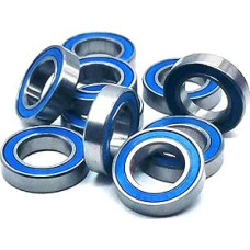 6801RS guoliai ABEC-7 (10 vnt.) 12 x 21 x 5 mm plono profilio 6801-2RS rutuliniai guoliai 61801 RS 6801 2RS L-2112DD