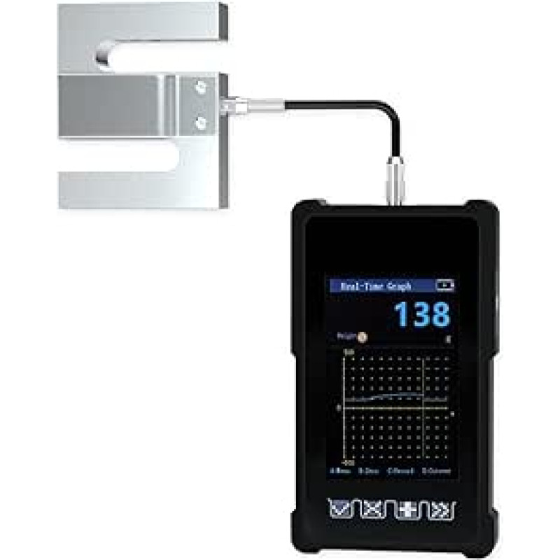 Handheld Digital Kraftmessrät Pull Push Dynamometer Lademodus Messrät Wäzellenanzei Auto Physical Chassis,Zuverlässige Leistung(DY920-C 0-300N)