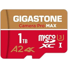 [5 metų nemokamas duomenų atkūrimas] GIGASTONE 1TB Micro SD kortelė, 