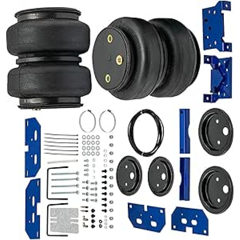 Luftfederung Luftfeder Kompatibel Mit Dodge Für Ram 3500 4WD 2003-2013 2014 2015 2015 2016 2017 Hinterachs-Luftfederung Für Federbälge, Hilfsnivellierungssatz