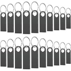 Metalinė USB atmintinė 4GB, 20 vnt., 20 vnt., vandeniui atspari 2.0 mini USB atmintinė 4GB, įvairiaspalvė, 20 vnt., skirta nešiojamajam kompiuteriui, kompiuteriui, televizoriui, automobiliui