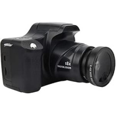 Nešiojamas skaitmeninis fotoaparatas, 3,0 colių LCD ekranas su 18x priartinimu, HD SLR fotoaparatas su dideliu židinio nuotoliu, palaiko 24 MP nuotraukų fotografavimą, įmontuota blykstė / mikrofonas (standartinis + plačiakampis objektyvas)