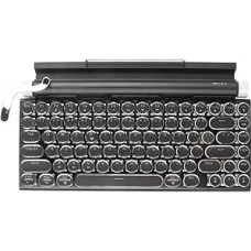 Retro rašomosios mašinėlės klaviatūra, 83 klavišų apvalios formos, 