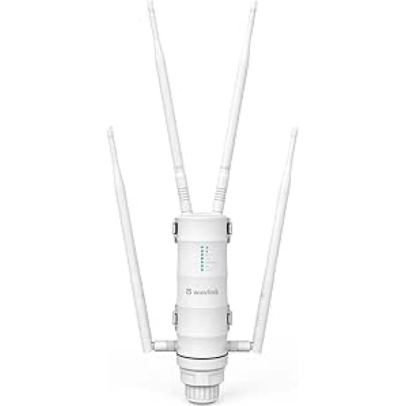 WAVLINK AC1200 belaidis prieigos taškas lauke, atsparus oro sąlygoms, dviejų juostų 2.4+5G 1200Mbit/s WLAN prieigos taškas/WLAN retransliatorius Easymesh 3 in 1 su PoE Gigabit prievadu