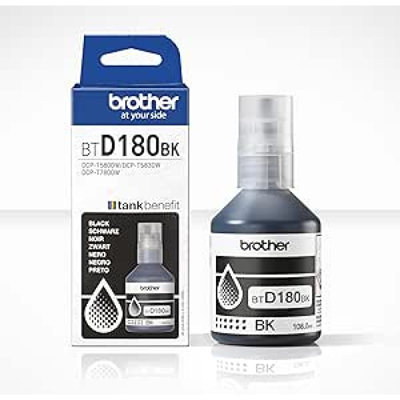 Brother BTD180BK rašalo buteliukas, juodas