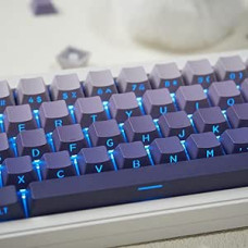 131 klavišų gradientinės violetinės spalvos klavišų dangteliai 