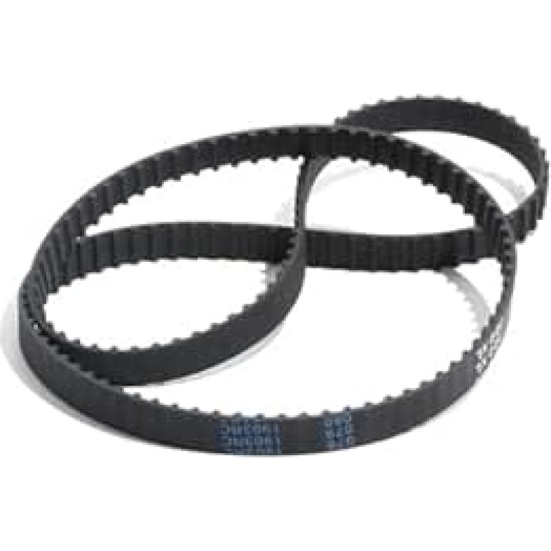 600/612/612/630/670/690/700XL Užpildai XL Tip Übertragungsriemen 10mm/15mm Riemenbreite Geschlossener Schleifen-XL-Zahnriemen aus schwarzem Gummi(648XL 324T,15mm)