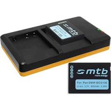 2 baterijos + dvigubas įkroviklis (USB) Suderinama su Panasonic DMW-BCG10E Suderinama su Lumix DMC-TZ6, TZ7, TZ8, TZ9, TZ19, TZ65, ... / ZS1, ZS3, ZS5, ZS6, ZS7 ... / Leica V-Lux... - Žiūrėti sąrašą!