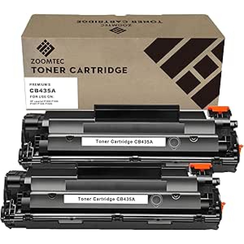 HP CB435A 35A tonerio kasetės, skirtos HP LaserJet P1005 P1006 P1007 P1008 P1009 spausdintuvui (2 poros)
