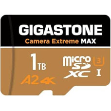 [5 metų nemokamas duomenų atkūrimas] GIGASTONE 1TB Micro SD kortelė, 