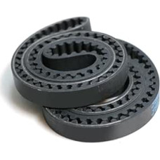 RAHBI 5M paskirstymo diržas, plotis 10/15/20/25 mm, uždaras guminis sinchroninis diržas, ilgis 770/775/780/785/790 mm (dydis : 5M-780 (160 dantų), spalva: 2 vnt., 10 mm)